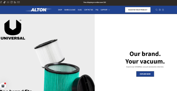 Alton Industry Ltd. Official Website Capture