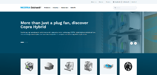 Nicotra Gebhardt official website