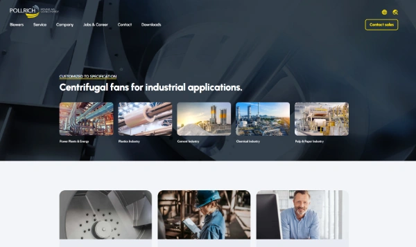 Pollrich GmbH official website capture